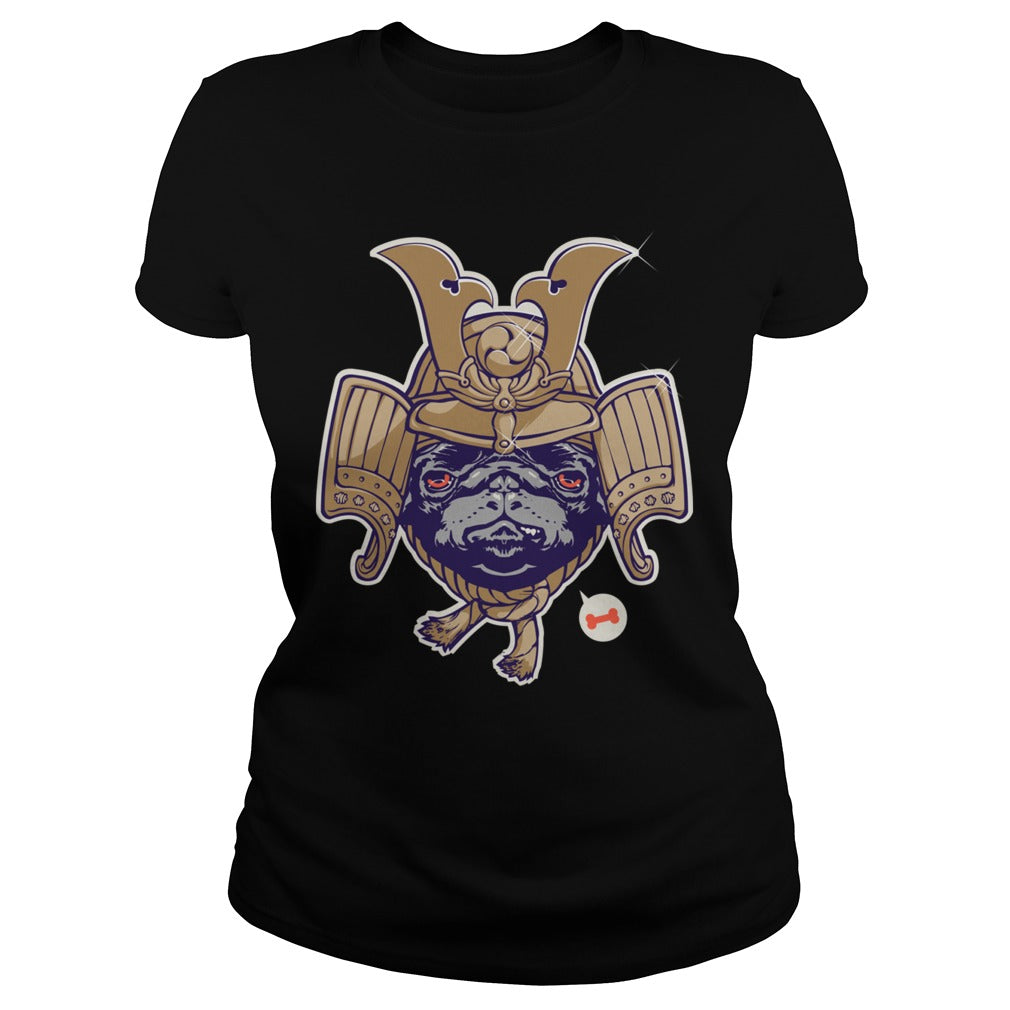 Samurai Pug Dog Hoodie Papa Mama Men Women Dogs Lovers Sunfrog Hoodie