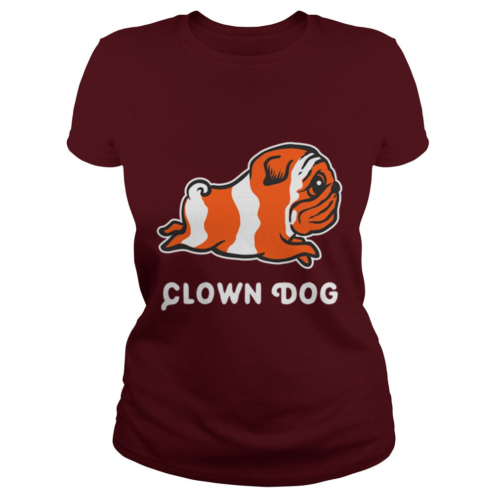 Pug Clown Dog Papa Mama Men Women Dogs Lovers Sunfrog Hoodie