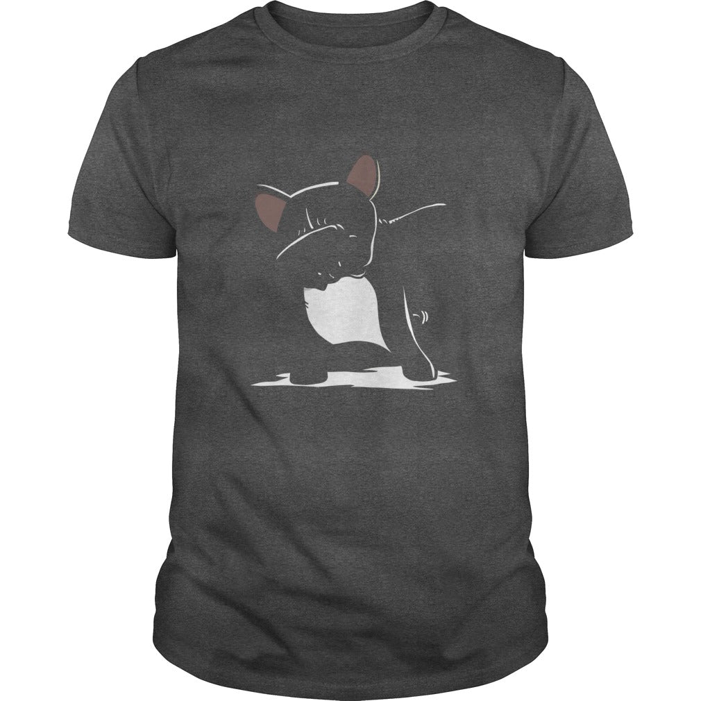 french bulldog cute dabbing t shirt funny dab dance gift 7np Black