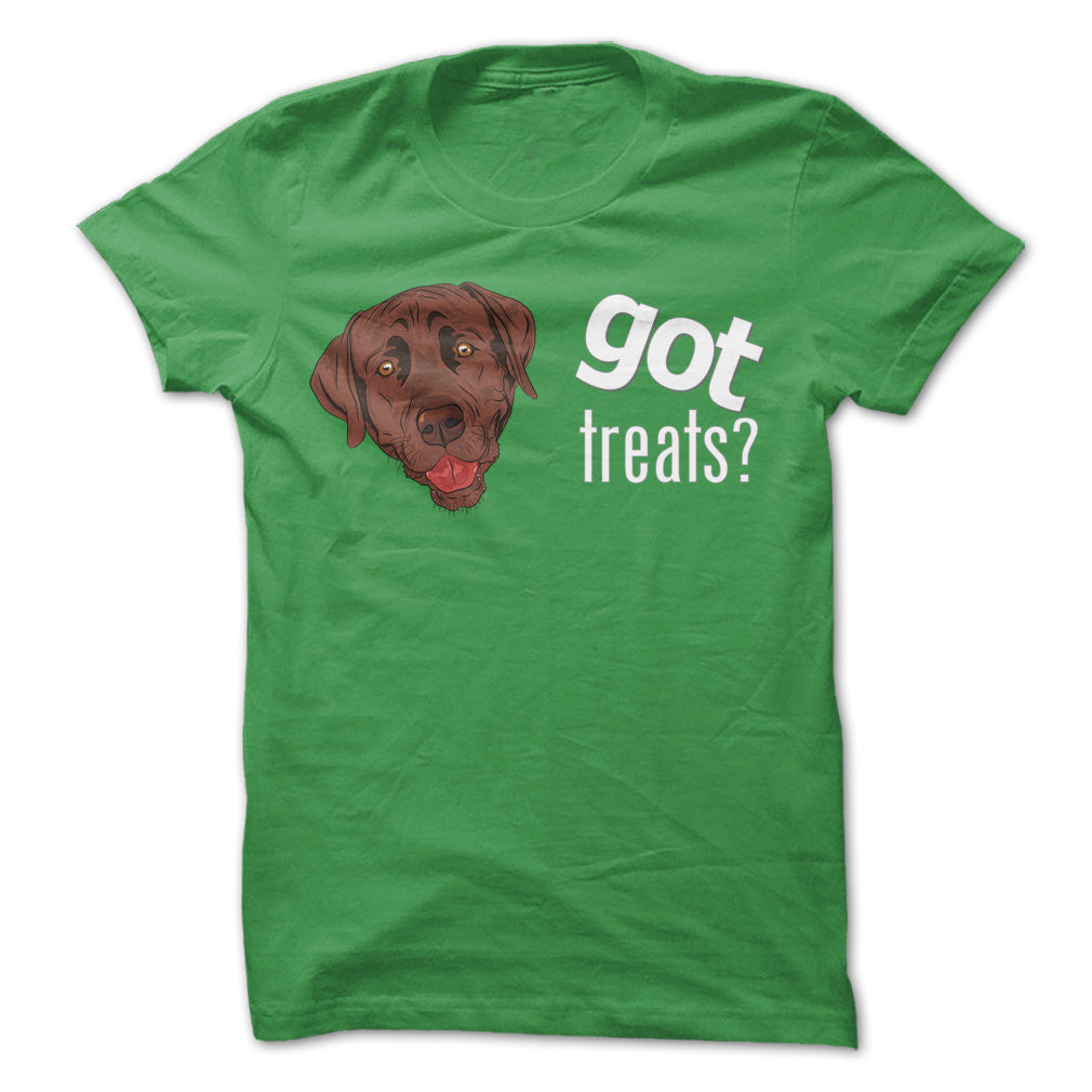 Got Treats Heads - Chocolate Lab
