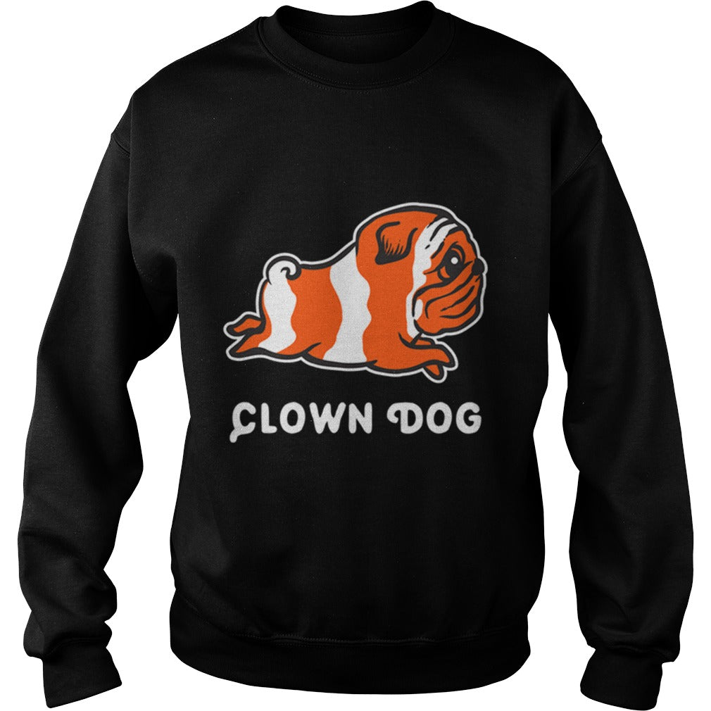 Pug Clown Dog Papa Mama Men Women Dogs Lovers Sunfrog Hoodie