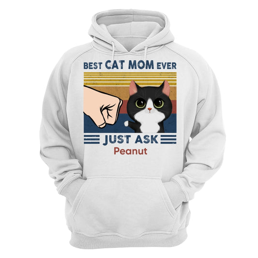 Best Cat Dad Watercolor Cute Cats Personalized Light Color Shirt