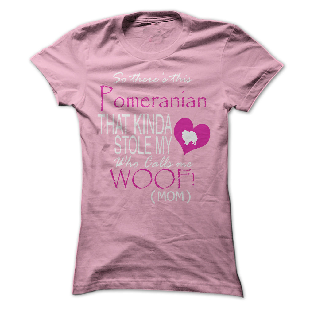Pomeranian Stole My Heart Funny Shirt