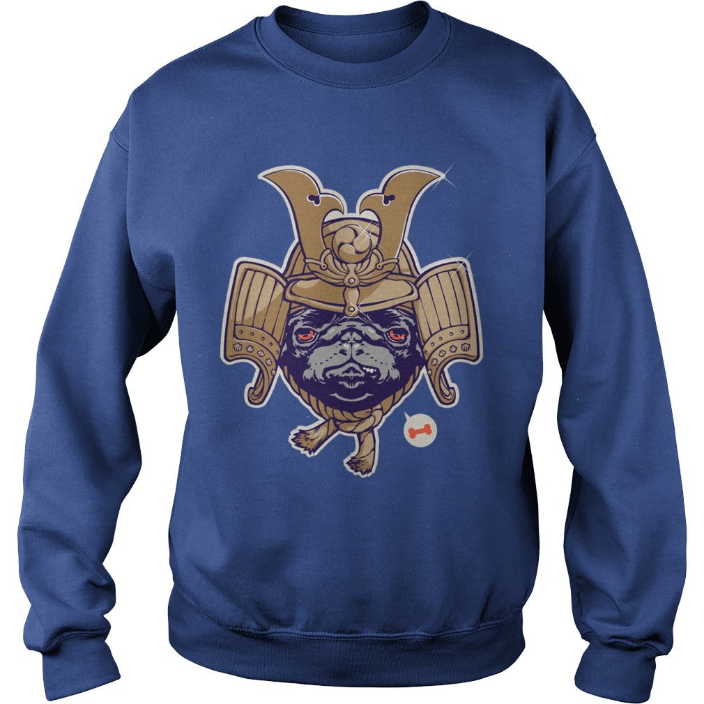 Samurai Pug Dog Hoodie Papa Mama Men Women Dogs Lovers Sunfrog Hoodie