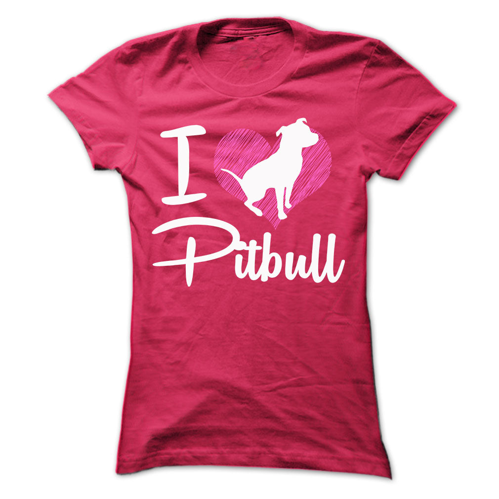 I LOVE PITBULL 2 Tee