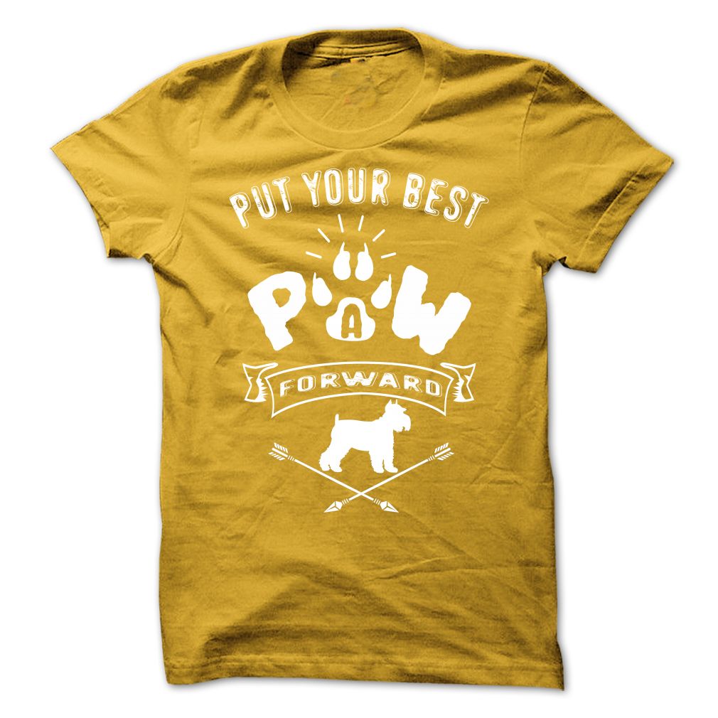 PUT YOUR BEST A PAW FORWARD-Schnauzer