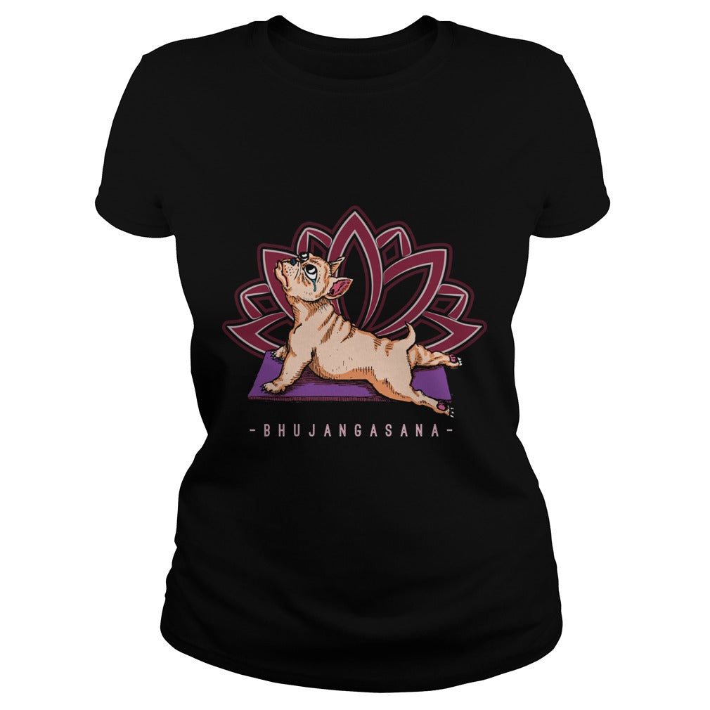 Pug Yoga Bhujangasana Pose Funny Dog Papa Mama Men Women Dogs Lovers Sunfrog Hoodie