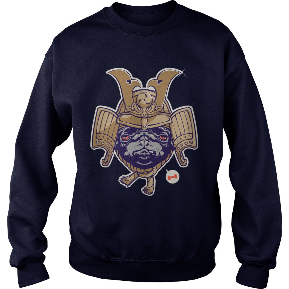 Samurai Pug Dog Hoodie Papa Mama Men Women Dogs Lovers Sunfrog Hoodie