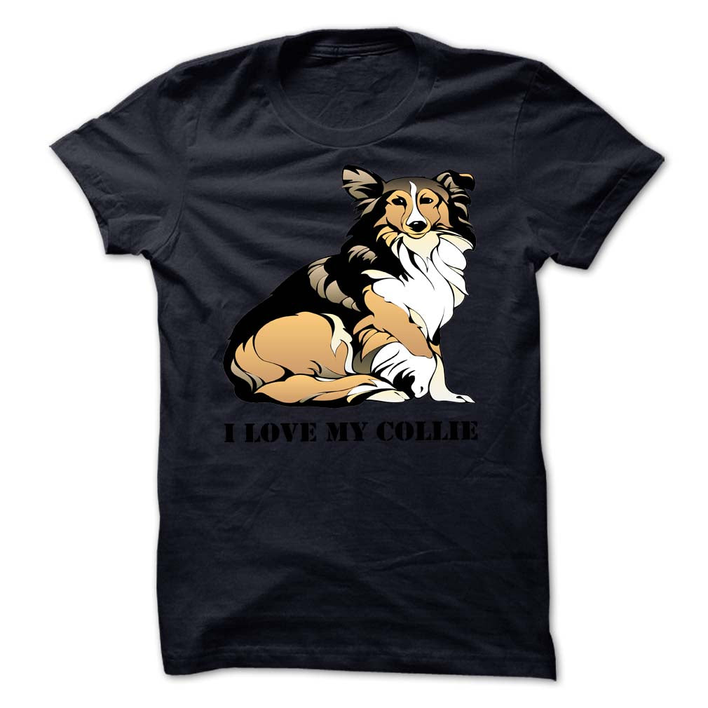 I Love My Rough Collie Shirt