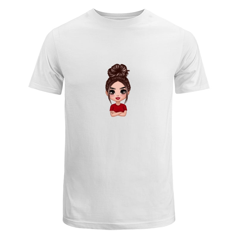 Doll Mom Crossed Arms Dad Grandpa And Kids Hands Outline Personalized Shirt