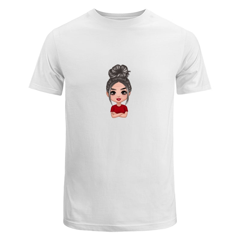 Doll Grandma Crossed Arms Dad Grandpa And Kids Hands Outline Personalized Shirt