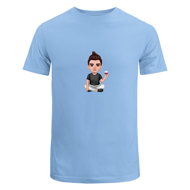 Realistic Doll Grandpa Sitting Dad Grandpa And Kids Hands Outline Personalized Shirt
