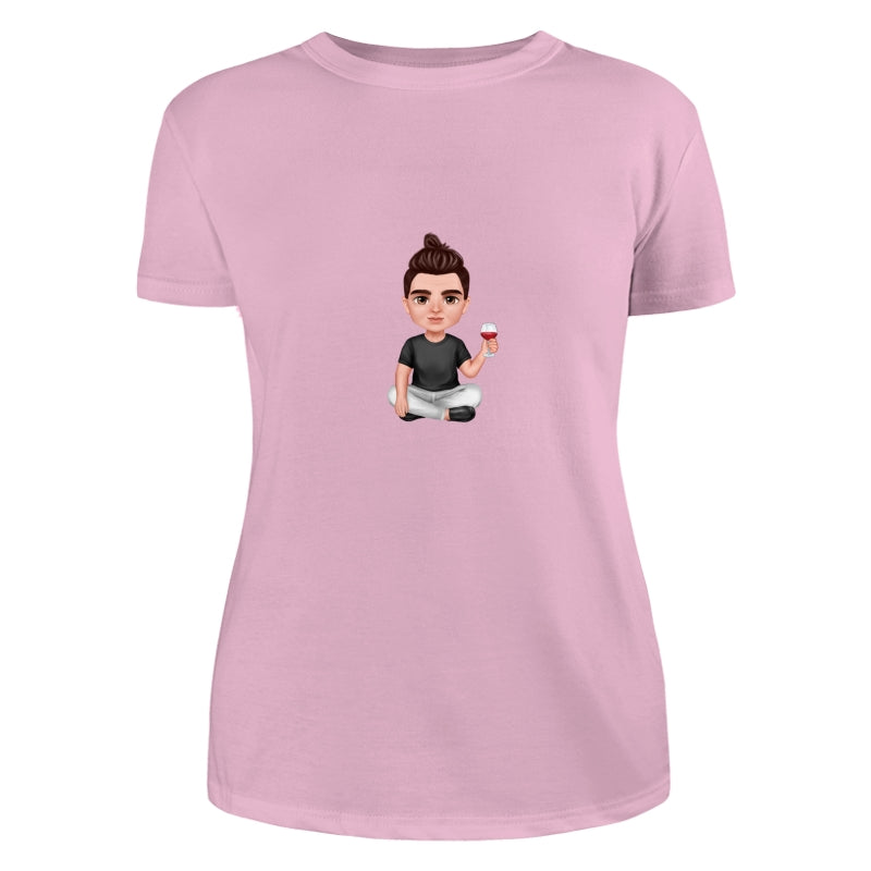 Realistic Doll Grandpa Sitting Dad Grandpa And Kids Hands Outline Personalized Shirt