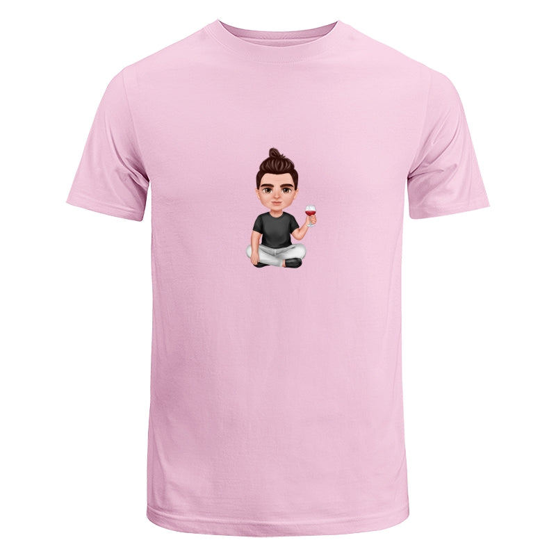 Realistic Doll Grandpa Sitting Dad Grandpa And Kids Hands Outline Personalized Shirt