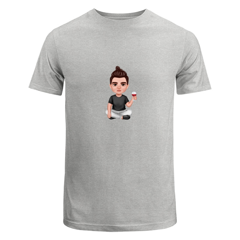 Realistic Doll Grandpa Sitting Dad Grandpa And Kids Hands Outline Personalized Shirt