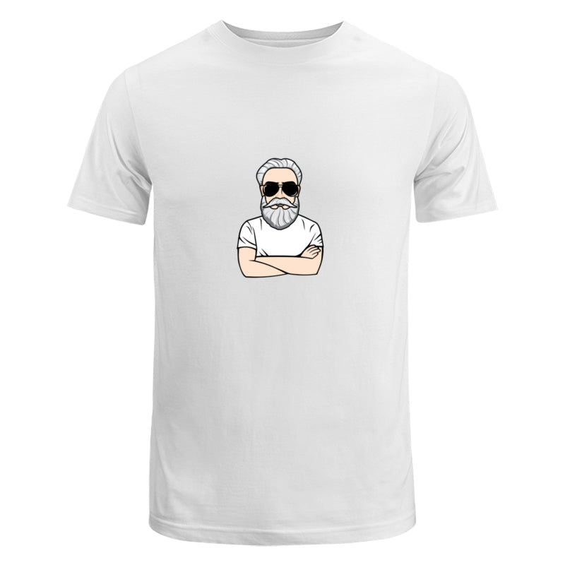 Dad Crossed Arms Dad Grandpa And Kids Hands Outline Personalized Shirt