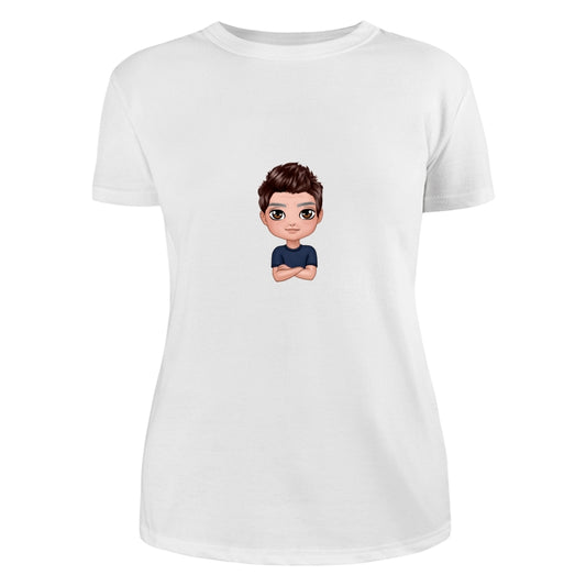 Doll Grandpa Crossed Arms Dad Grandpa And Kids Hands Outline Personalized Shirt