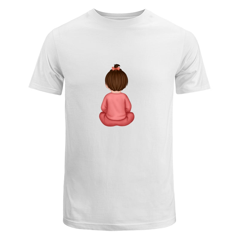 Back View Baby Dad Grandpa And Kids Hands Outline Personalized Shirt