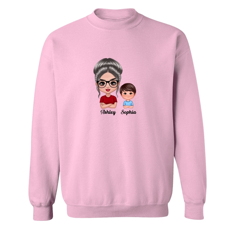 Doll Grandma Mom And Kids