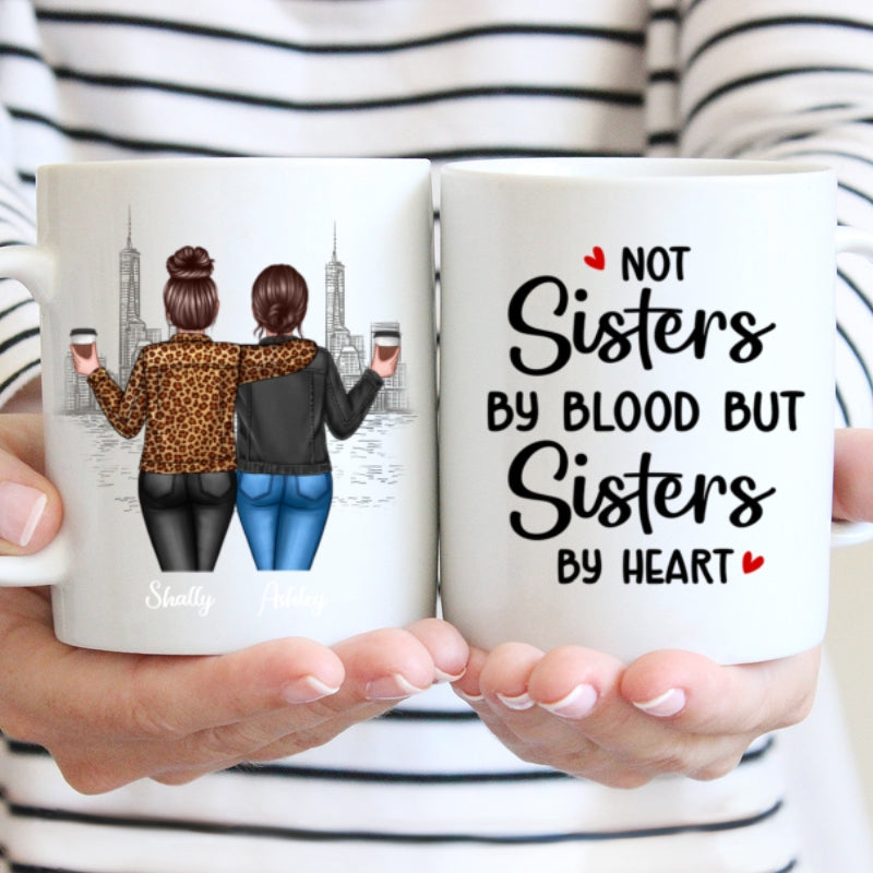 Besties Gift For Best Friends Personalized Mug - Women Khoác Vai Chéo Chân (Half) Ngo Thai Ngoc Trinh