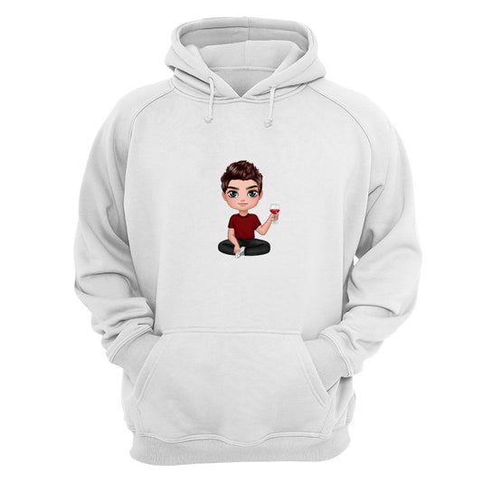 Doll Man Sitting Dad Grandpa And Kids Hands Outline Personalized Shirt