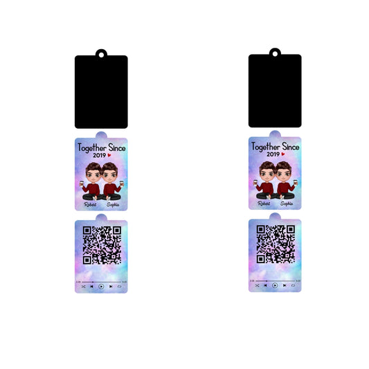 [Test] Set Of Two Wooden Keychains