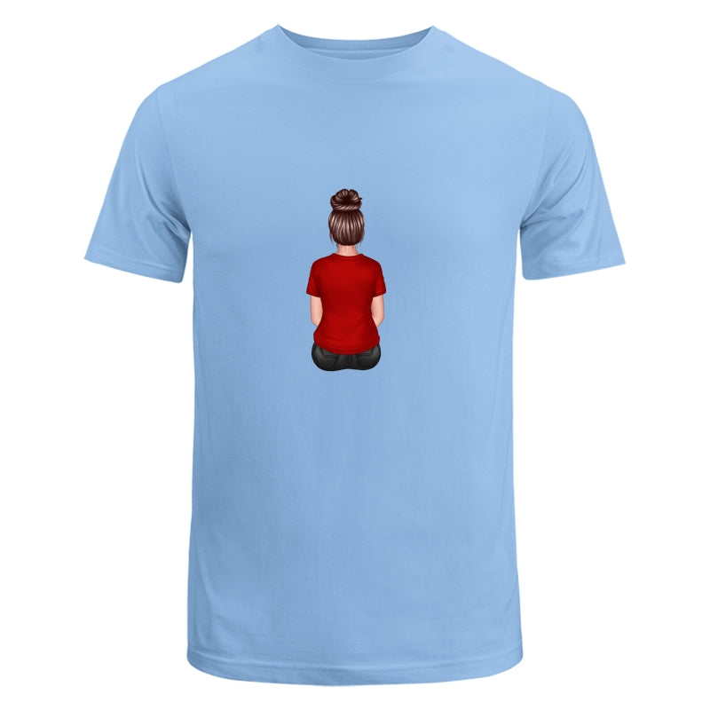 Back View Mom Dad Grandpa And Kids Hands Outline Personalized Shirt