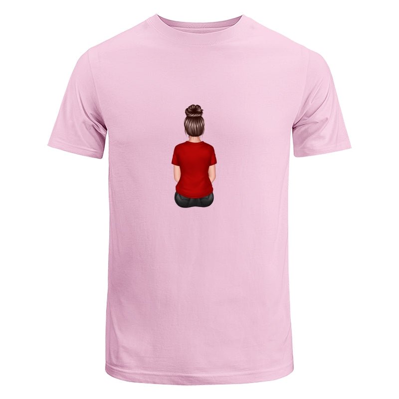 Back View Mom Dad Grandpa And Kids Hands Outline Personalized Shirt