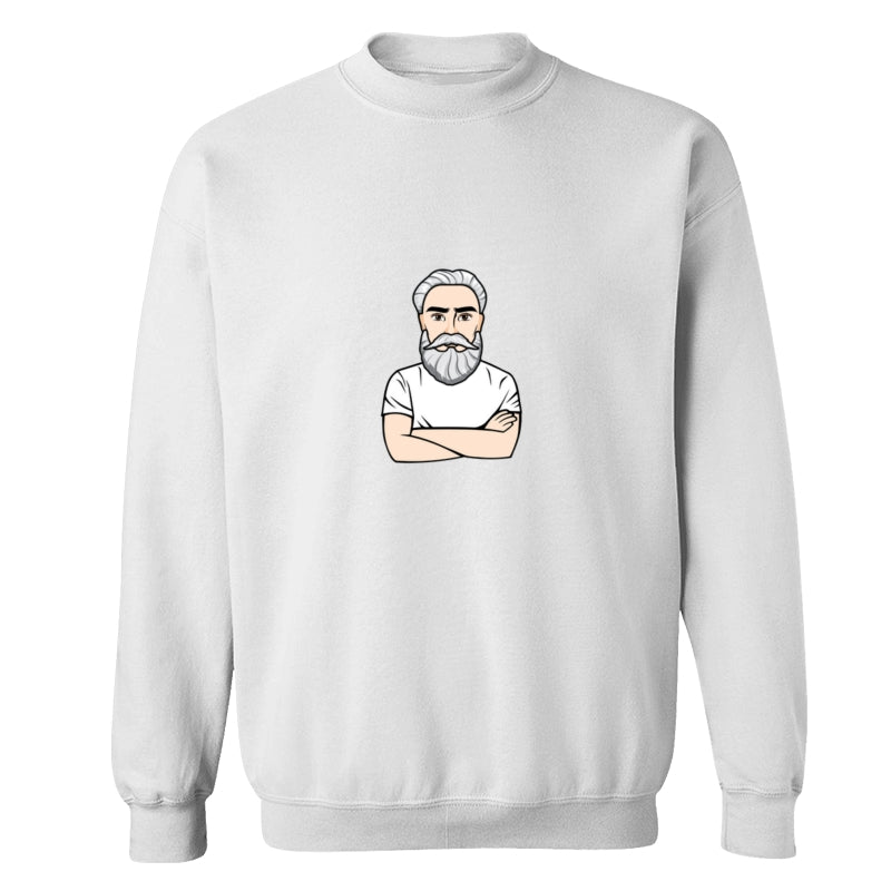Old Man Young Man Dad Grandpa And Kids Hands Outline Personalized Shirt
