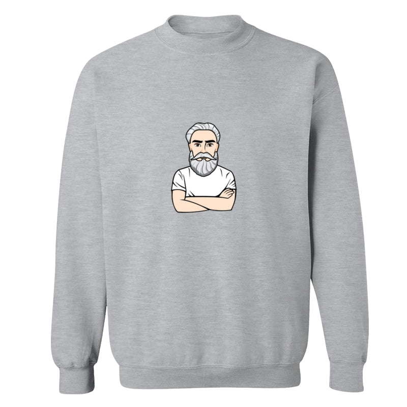 Old Man Young Man Dad Grandpa And Kids Hands Outline Personalized Shirt
