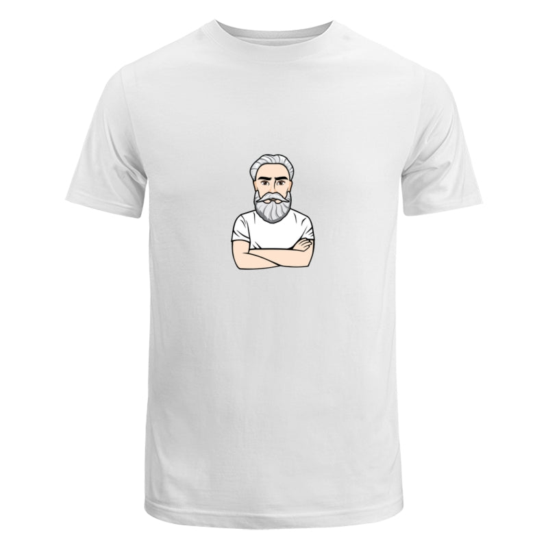 Old Man Young Man Dad Grandpa And Kids Hands Outline Personalized Shirt