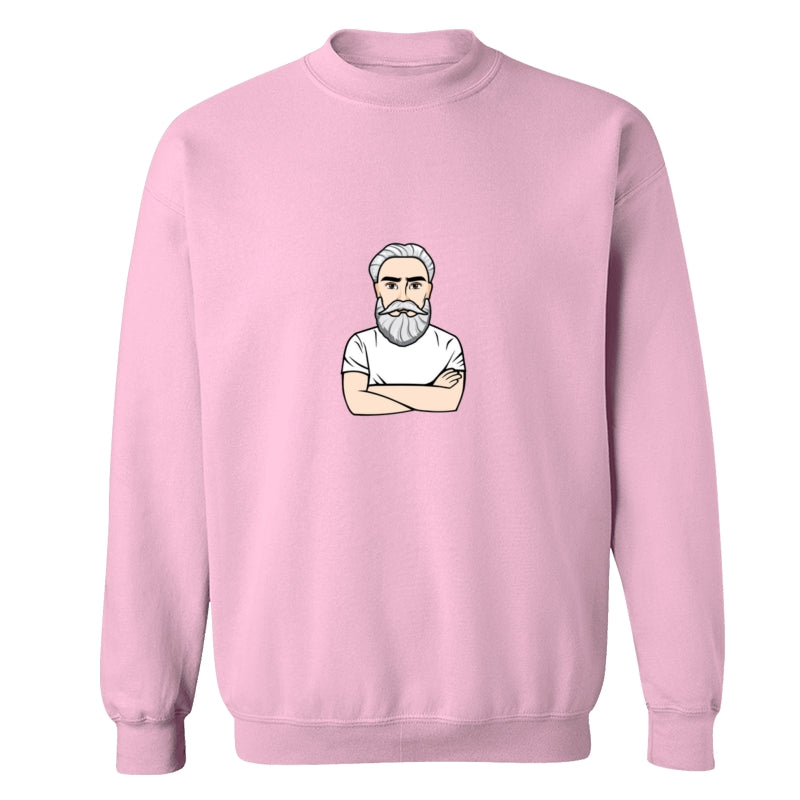 Old Man Young Man Dad Grandpa And Kids Hands Outline Personalized Shirt