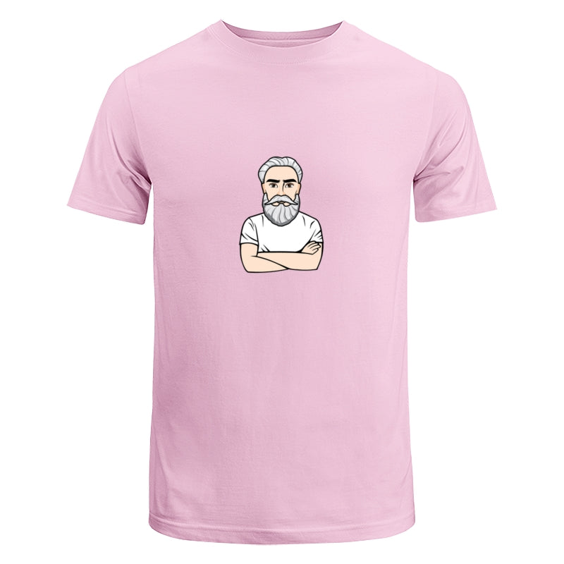 Old Man Young Man Dad Grandpa And Kids Hands Outline Personalized Shirt