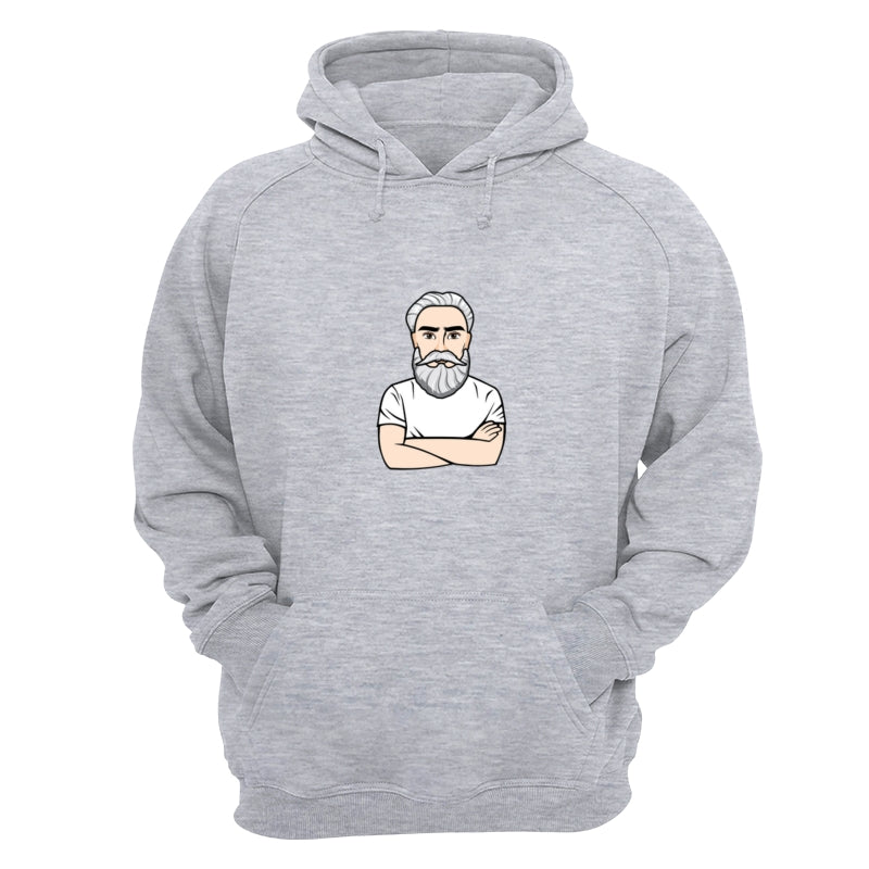 Old Man Young Man Dad Grandpa And Kids Hands Outline Personalized Shirt
