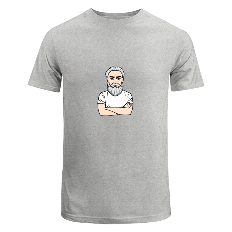 Old Man Young Man Dad Grandpa And Kids Hands Outline Personalized Shirt