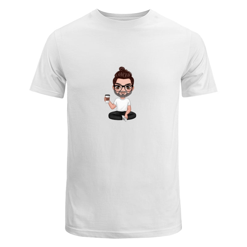 Doll Dad Sitting Dad Grandpa And Kids Hands Outline Personalized Shirt
