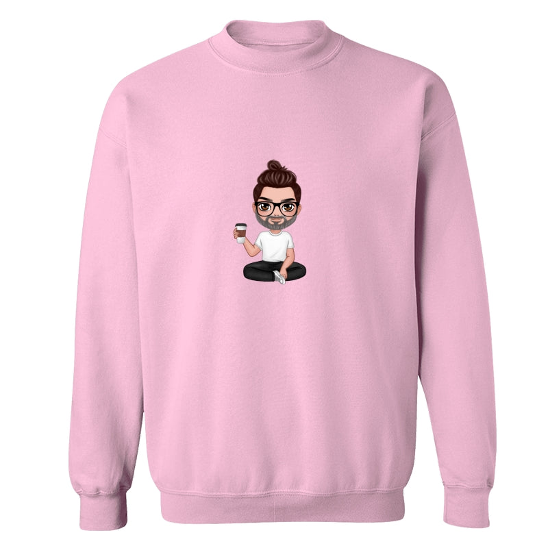 Doll Dad Sitting Dad Grandpa And Kids Hands Outline Personalized Shirt