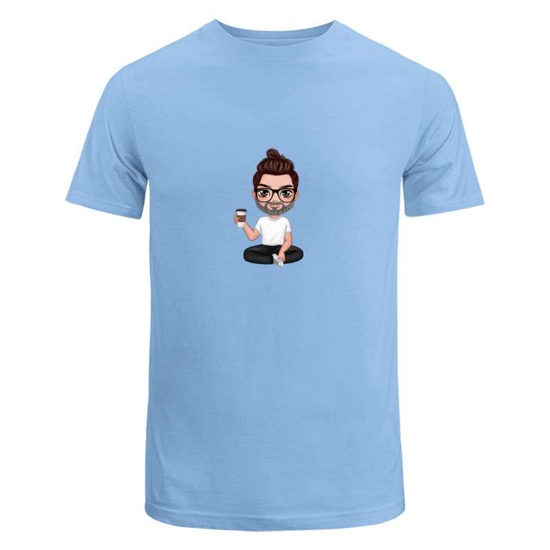 Doll Dad Sitting Dad Grandpa And Kids Hands Outline Personalized Shirt