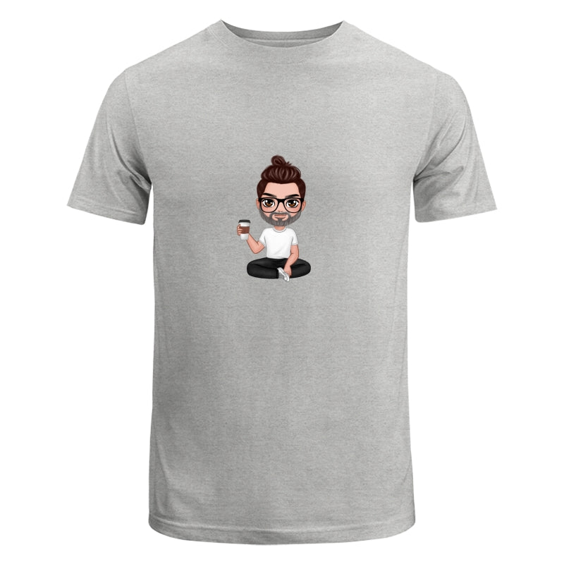 Doll Dad Sitting Dad Grandpa And Kids Hands Outline Personalized Shirt