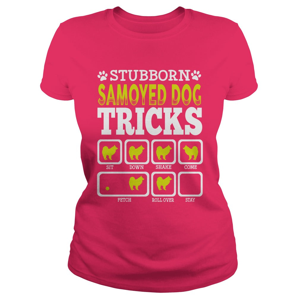 TUBBORN SAMOYED DOG TRICKS