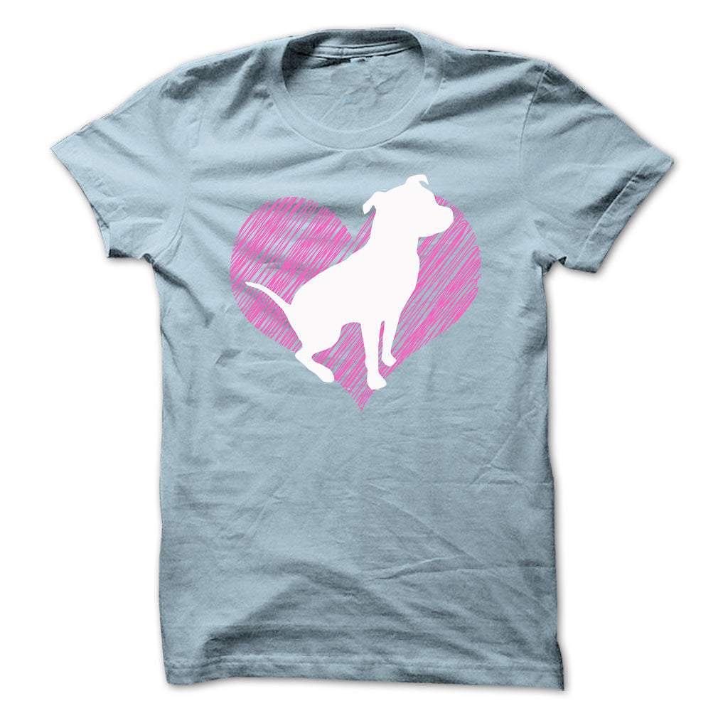 I LOVE PITBULL 2 TSHIRT