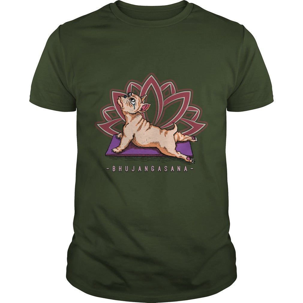 Pug Yoga Bhujangasana Pose Funny Dog Papa Mama Men Women Dogs Lovers Sunfrog Hoodie