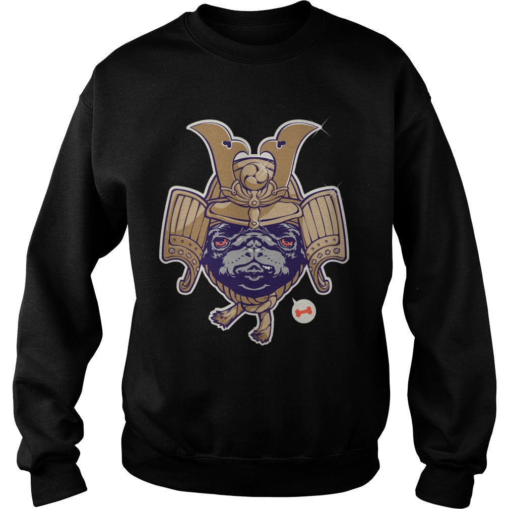Samurai Pug Dog Hoodie Papa Mama Men Women Dogs Lovers Sunfrog Hoodie