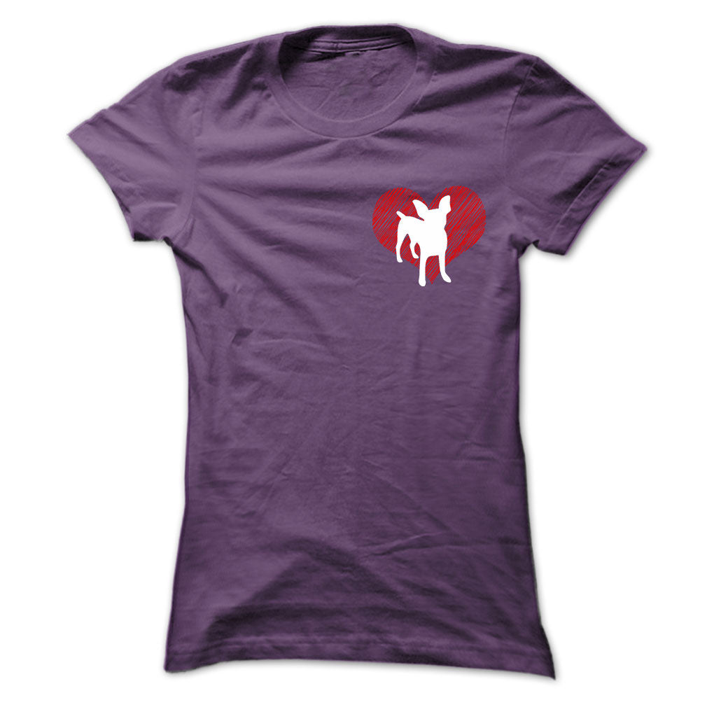 I Love Chihuahua 2 Red Heart