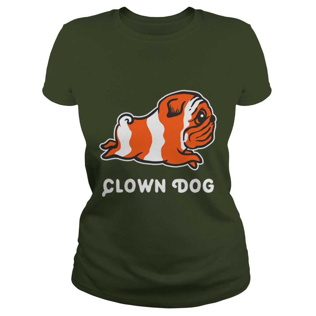Pug Clown Dog Papa Mama Men Women Dogs Lovers Sunfrog Hoodie