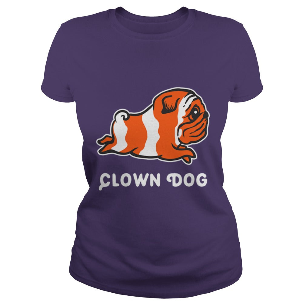 Pug Clown Dog Papa Mama Men Women Dogs Lovers Sunfrog Hoodie