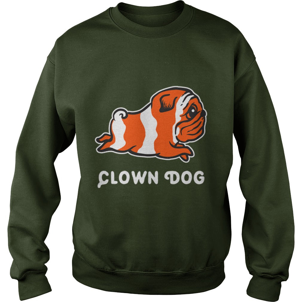 Pug Clown Dog Papa Mama Men Women Dogs Lovers Sunfrog Hoodie