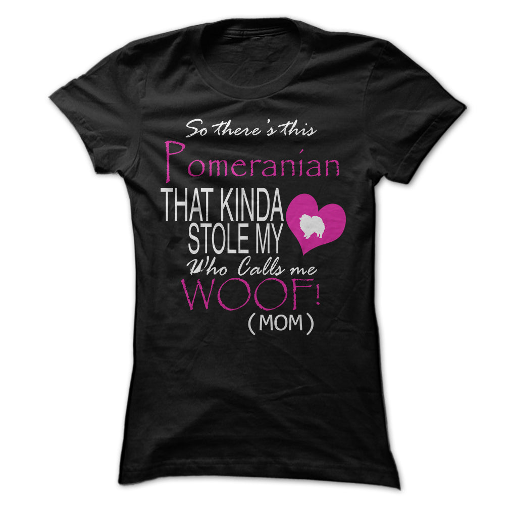 Pomeranian Stole My Heart Funny Shirt