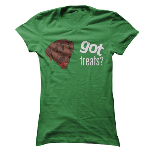 Got Treats Heads - Chocolate Lab
