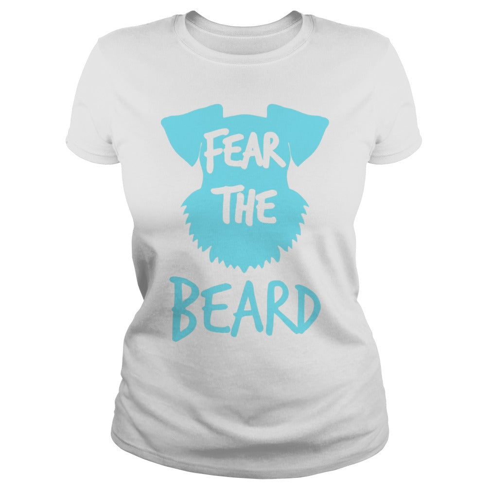 Schnauzer fear the beard funny T shirt